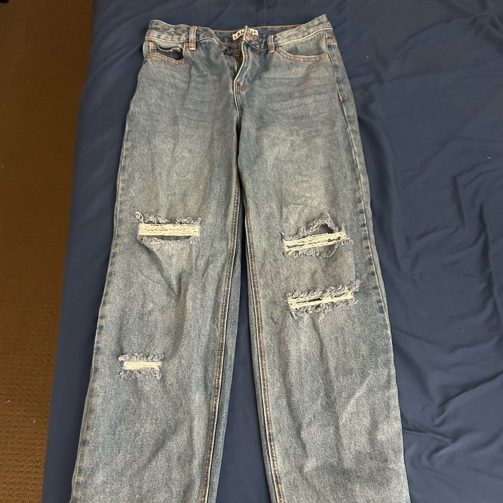 IAMGIA Jeans wide leg ripped high waisted